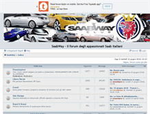 Tablet Screenshot of forum.saabwayclub.it